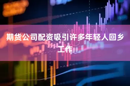 期货公司配资吸引许多年轻人回乡工作